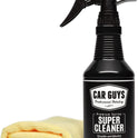 CAR GUYS Super Cleaner | Effective Car Interior Cleaner | Leather Car Seat Cleaner | Stain Remover for Carpet, Upholstery, Fabric, and Much More!
