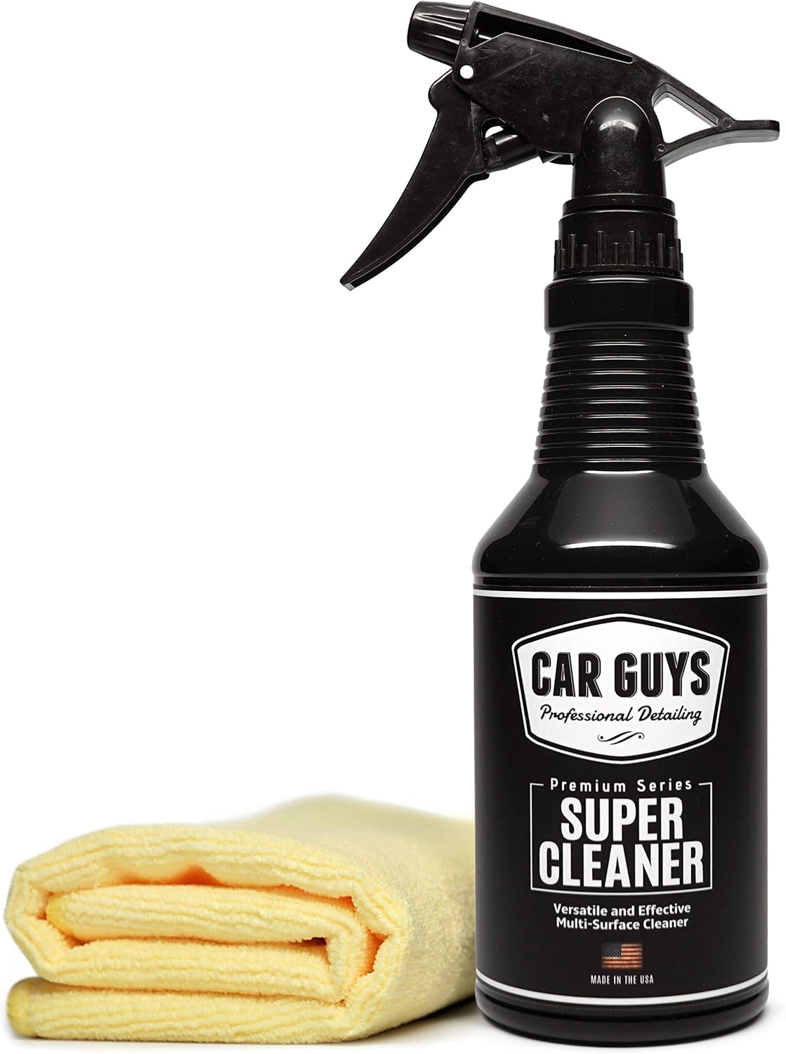 CAR GUYS Super Cleaner | Effective Car Interior Cleaner | Leather Car Seat Cleaner | Stain Remover for Carpet, Upholstery, Fabric, and Much More!