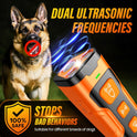 Dog Bark Deterrent Device, 3X Ultrasonic Anti Barking, 6 Training Modes 23 FT Range Barks No More Indoors Outdoors Behavior Correct Safe & Humane