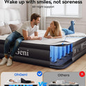 Air Mattress Queen with Built in Pump, Inflatable Mattress Blow Up Mattress 18 Raised Comfort,Upgraded Surface Portable Bed, Air Bed for Home, Guest