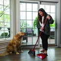 O-Cedar Pet Pro Broom with Step-On Dustpan | Remove 99% with One Sweep | DustPan Removes 3 Times More Pet Hair | Quiet Cleaning Tool for Cat and Dog