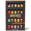 Smokehouse by Thoughtfully Ultimate Grilling Spice Set, Grill Seasoning Gift Set Flavors Include Chili Garlic, Rosemary and Herb, Lime Chipotle
