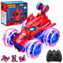 Spider remote control car rc cars toys,Cool rechargeable stunt rc car with 360 flips 4WD wheel with bright light,Fun outdoor toys gifts for kids