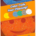 Scrub Daddy Color Sponges - Scratch-Free Multipurpose Dish Sponges for Kitchen, Bathroom & Household Cleaning - Made with BPA-Free Polymer Foam (3