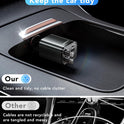 Retractable Car Charger Adapter for iPhone 17,4 in 1 Fast Charging Car Phone Charger,69W USB C Car Truck Accessories,Road Trip Essentials Gift for
