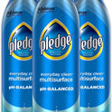 Pledge pH-Balanced Multisurface Spray, Everyday Cleaner, Rainshower Scent, 9.7oz (Pack of 3)