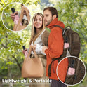 Seniny Windproof Travel Umbrella, Automatic Umbrellas for Rain, Portable & Compact Umbrellas for Backpack, Strong UV for Protection, Folding Small
