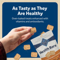 Blue Buffalo Health Bars Crunchy Dog Biscuits, Oven-Baked With Natural Ingredients, Pumpkin & Cinnamon, 16-oz Bag