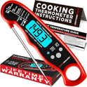 Alpha Grillers Meat Thermometer Digital - Instant Read Food Thermometer for Cooking and Grilling Gifts for Men Valentines Day Gifts for Him Her Mom