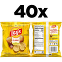 Lay's Potato Chips, Classic, 1 Ounce (Pack of 40)