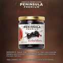 Peninsula Premium Cocktail Cherries | Award Winning | Deep Burgundy-Red | Silky Smooth, Rich Syrup | Luxe Fruit Forward, Sweet-Tart Flavor | Gourmet