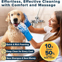 6PCS Pet Grooming Kit for Dogs,Cats and Horses | Dog Washing Gloves | Dog Bath Brush | Dog Bath Gloves | Dog Shampoo Brush | Pet Grooming Gloves