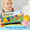 Learning Toy for Toddlers 1 2 3 Years Old, Counting, Matching & Sorting Montessori Learning Farm Train Including 9 Farm Animals and 1 Farmer, Easter