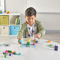 hand2mind MathLink Cubes Numberblocks 1-10 Activity Set, 30 Preschool Learning Activities, Counting Blocks, Linking Cubes, Educational Toys for Kids
