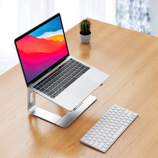BESIGN LS03 Aluminum Laptop Stand, Ergonomic Detachable Computer Stand, Notebook Riser Compatible with Air, Pro, Dell, HP, Lenovo More 10-15.6"