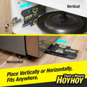 HOY HOY Trap A Roach - 10 Traps [2 Pack] Baited Glue Traps, Great for Home with Kids & Pets Indoor, Sticky Pest Control Trap, Roach Killer, Made in