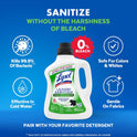 Lysol Tough Odor Eliminator Laundry Sanitizer Additive, Sanitizing Liquid for Gym Clothes and Activewear, 0% Bleach, Eliminates Odor Causing