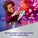 LEGO City Interstellar Spaceship Toy for Kids, Creative Play Space Toy, Building Set with Spacecraft Model, Drone, and Astronaut Figure, Building Toy
