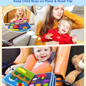 Exorany Busy Board Montessori Toys for Toddler Boy Birthday Gifts, Busy Book Sensory Learning Toys for Toddlers, Toddler Boy Airplane Car Travel Toy