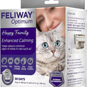 FELIWAY Optimum 30-Day Cat Calming Plug in Pheromone Diffuser Starter Kit, 48ml - Helps Reduce Common Signs of Stress in Cats & Kittens, Enhanced