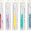 Nimbus Extra Soft Toothbrushes (Compact Size Head) Periodontist Design Tapered Bristles for Sensitive Teeth and Receding Gums, Individually Wrapped