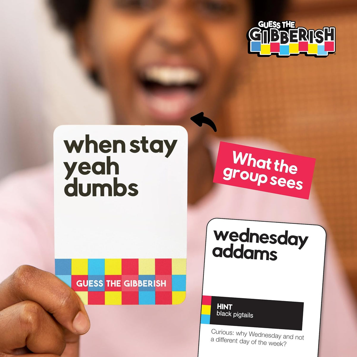 Guess The Gibberish Card Game for Families by Relatable, From The Creators of Incohereant, Fun Kids Games for Kids 12+ Includes 400 Cards & Sand