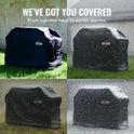 Grillman Grill Cover, BBQ Outdoor Grill Covers, Charcoal, Gas Grills, Waterproof, Rip-Proof, Weather-Resistant, Anti-UV, Barbecue Cover for Weber