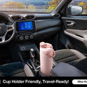 POWCAN 26 oz Insulated Water Bottle with 2-in-1 Straw and Spout Lid, Keep Cold 24H, Leak-Proof, Fits in Car Cup Holder, Stainless Steel Water Bottle