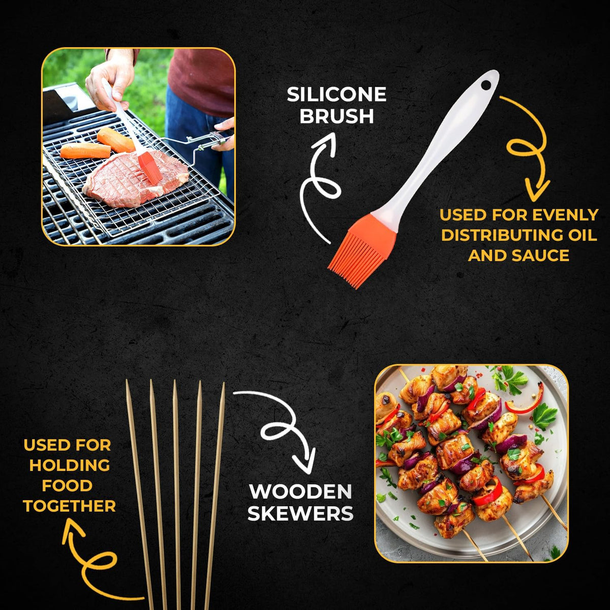 Fish Grill Baskets for Outdoor Grill Vegetables, Fish Grilling rack for Grill, BBQ Grilling Basket, Stainless steel Grill Basket for Veggies, shrimp