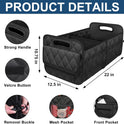 Deosk Car Trunk Organizer for SUV, Car Organizers and Storage with 6 Pocket, Car Accessories for Women/Men 50LWaterproof Polyester Trunk Organizer