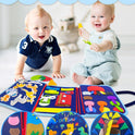 Exorany Busy Board Montessori Toys for Toddler Boy Birthday Gifts, Busy Book Sensory Learning Toys for Toddlers, Toddler Boy Airplane Car Travel Toy