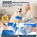 6PCS Pet Grooming Kit for Dogs,Cats and Horses | Dog Washing Gloves | Dog Bath Brush | Dog Bath Gloves | Dog Shampoo Brush | Pet Grooming Gloves