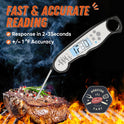 Digital Meat Thermometer, Waterproof Instant Read Food Thermometer for Cooking and Grilling, Kitchen Gadgets, Accessories with Backlight