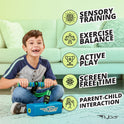 Flybar My First Foam Pogo Jumper for Kids Fun and Safe Pogo Stick for Toddlers, Durable Foam and Bungee Jumper for Ages 3 and up, Supports up to
