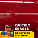 Meguiar’s Quik Scratch Eraser Kit, Car Scratch Remover for Fixing Surface Blemishes, Includes ScratchX, Drill-Mounted Pad, and Microfiber Towel
