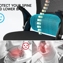 TRALT Office Chair - Ergonomic Office Chair with Back Support, Home Office Desk Chairs, 330lbs Wide Seat Big and Tall Office Chairs, Comfy Desk Chair