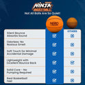 NERO SPORT Ninja Silent Basketball- Soft Foam Indoor Hoop Play | Soundless Ball for Quiet Dribbling and Indoor Training