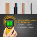 Stud Finder Wall Scanner - 5 in 1 Stud Finder Tool w/Microprocessor Chip and HD LCD Display, Stud Detector Beam Finders for the Center and Edge of