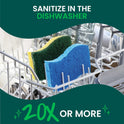 Scotch-Brite Heavy Duty Scrub Sponge, 9 Kitchen Sponges Designed for Tough Messes in the Kitchen that Last 3X Longer*, Best for Cast Iron Skillets