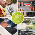 Purriko Refrigerator Deodorizer,Lasts up to 10 Years,Refrigerator Odor Eliminator,Fridge Deodorizer,More Effective Than Baking Soda Bamboo Air