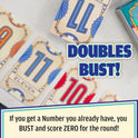 USAOPOLY Flip 7, The Ultimate Blend of Press Your Luck & Strategy, Fast-Paced Addictive Card Game,Quick to Learn & Easy to Teach,Perfect for Game