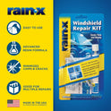 Rain-X 600001 Windshield Repair Kit - Quick and Easy Durable Resin Based Windshield Repair Kit for Chips and Cracks, Good for Round Damage Below 1"