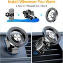 Kaistyle for Magsafe Car Mount【20 Strong Magnets】Magnetic Phone Holder for Car Phone Holder Mount Dash Mounted Holders Cell Phone Holders for Your