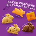 Annie's Organic Variety Pack, Cheddar Bunnies, Bunny Grahams and Cheddar Squares, 12 Pouches, 11 oz