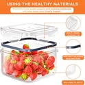 40 PCS Food Storage Containers with Lids Airtight (20 Containers & 20 Lids), Plastic Storage Meal Prep Container-Stackable 100% Leakproof & Microwave