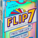 USAOPOLY Flip 7, The Ultimate Blend of Press Your Luck & Strategy, Fast-Paced Addictive Card Game,Quick to Learn & Easy to Teach,Perfect for Game
