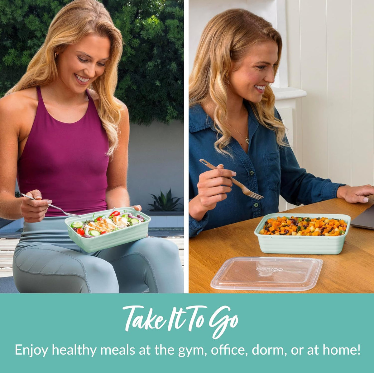 Bentgo Prep - 20-Piece 1-Compartment Reusable Meal Prep Containers with Lids, PFAS & BPA Free Materials, Durable, Microwave, Freezer, & Dishwasher