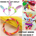 Pipe Cleaners Craft Bulk,Kids Toys & Games Gifts,200pcs Arts Crafts,Chenille Stems Art Supplies for Projects Creative DIY Room Decor,Christmas