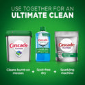 Cascade Platinum Dishwasher Rinse Aid, 8.45 fl oz
