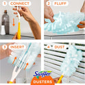 Swiffer Dusters Refill for Cleaning, Made by SWIFFER, Feather & Microfiber Duster Disposable Alternative, for Dusting Furniture, Blinds, Ceiling